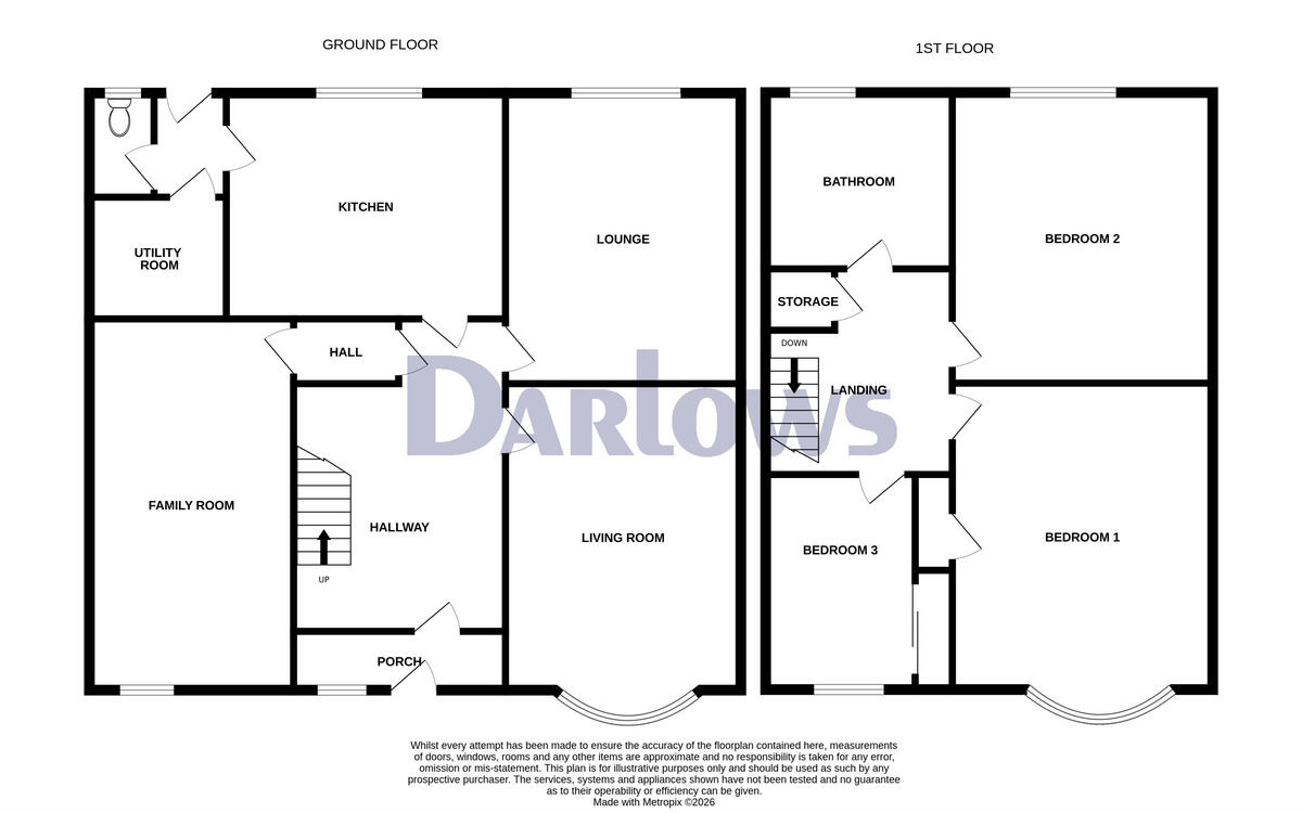 King Street, Brynmawr floorplan