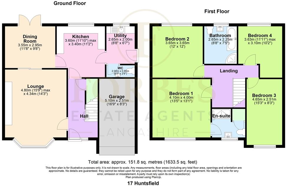 Hunts Field, Clayton-le-Woods, Chorley, PR6 floorplan