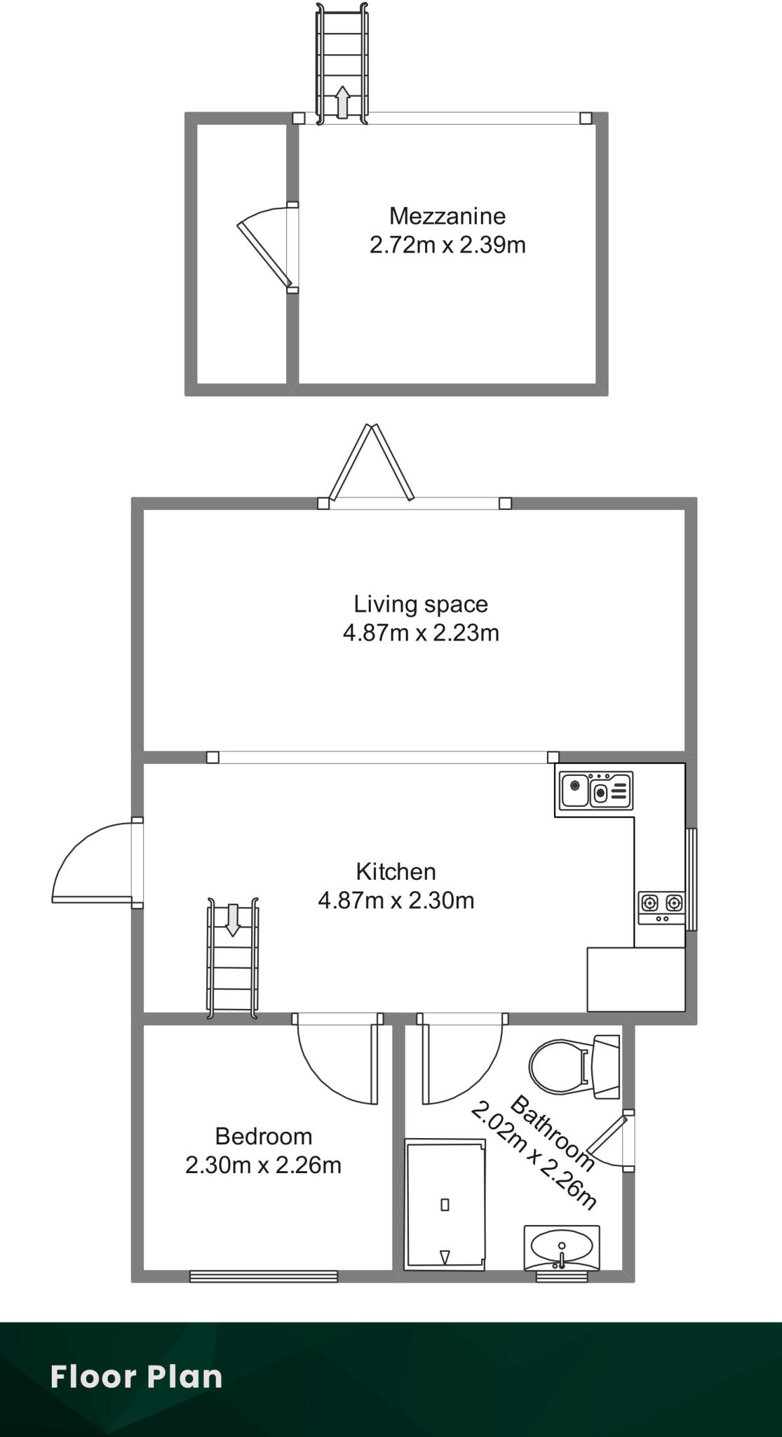 Chalet A, Dalnacroich, Muir of Ord, IV6 7QQ floorplan