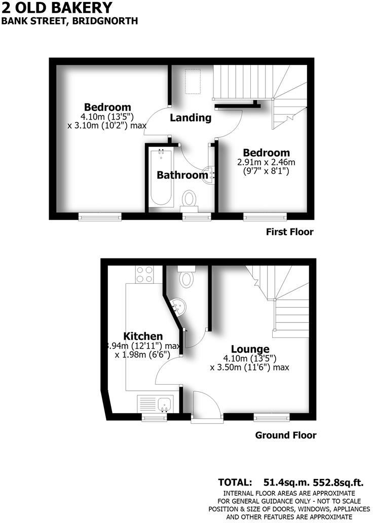 2 Old Bakery, Bank Street, Bridgnorth floorplan