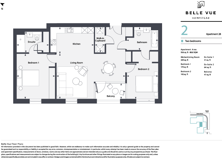 Rowland Hill Street,
Hampstead,
London,
NW3 floorplan