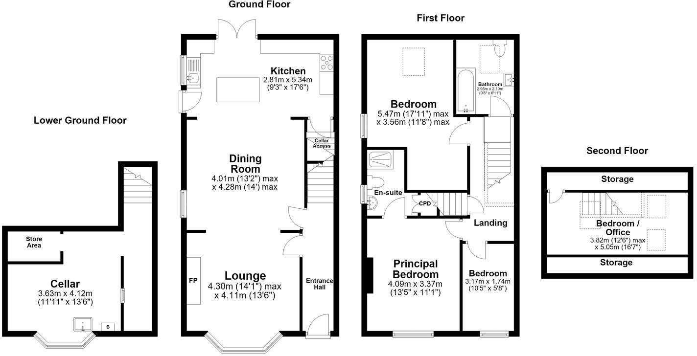 Rufford House, Bright Street, Sowerby Bridge HX6 floorplan