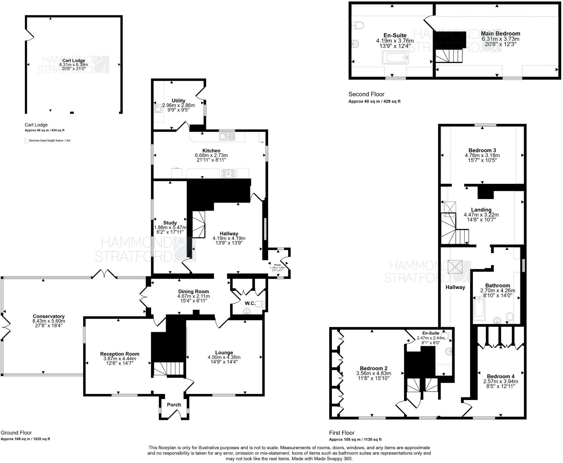 The Moor, Banham floorplan