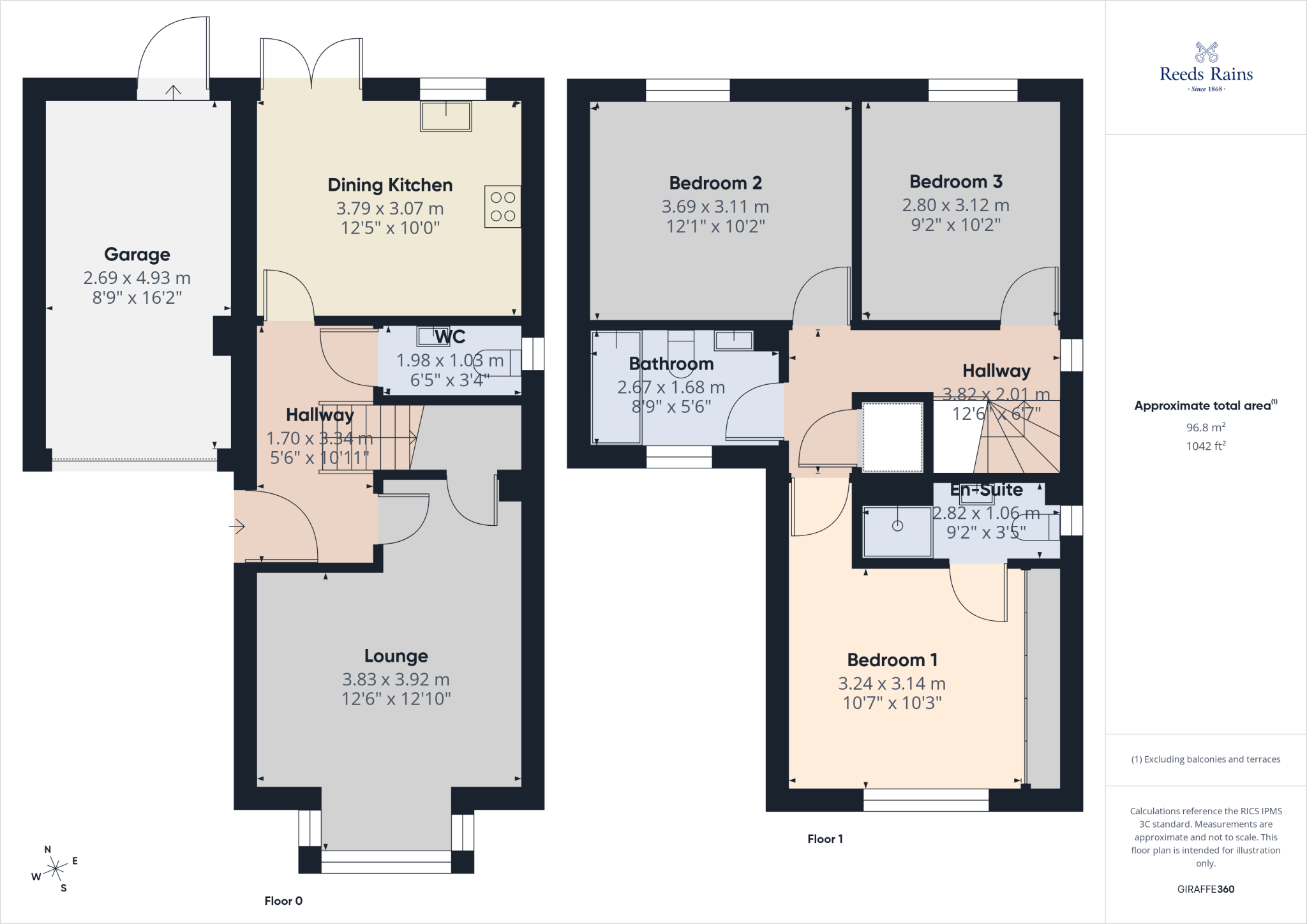Radcliffe Drive, Farington Moss, Leyland, Lancashire, PR26 floorplan