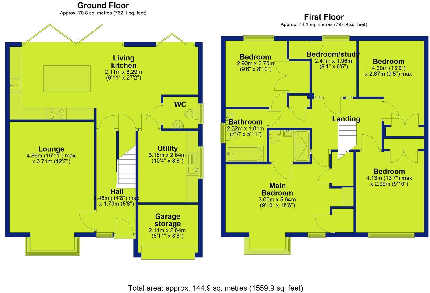 Melton Gardens, Edwalton floorplan