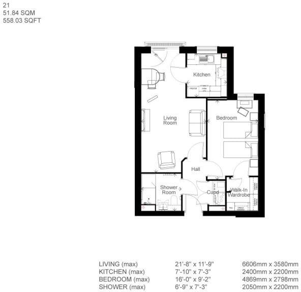 32 London Rd, Dorchester, Dorset, DT1 1WY floorplan