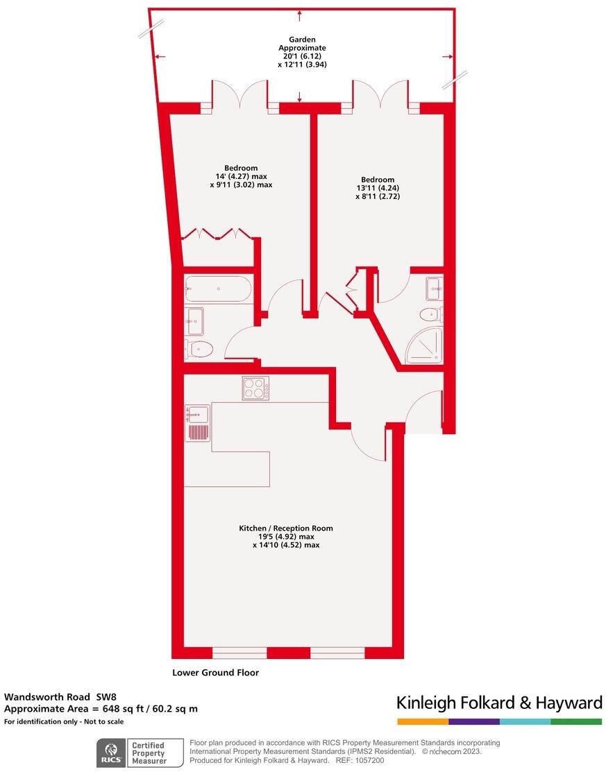 Wandsworth Road, London, SW8 floorplan