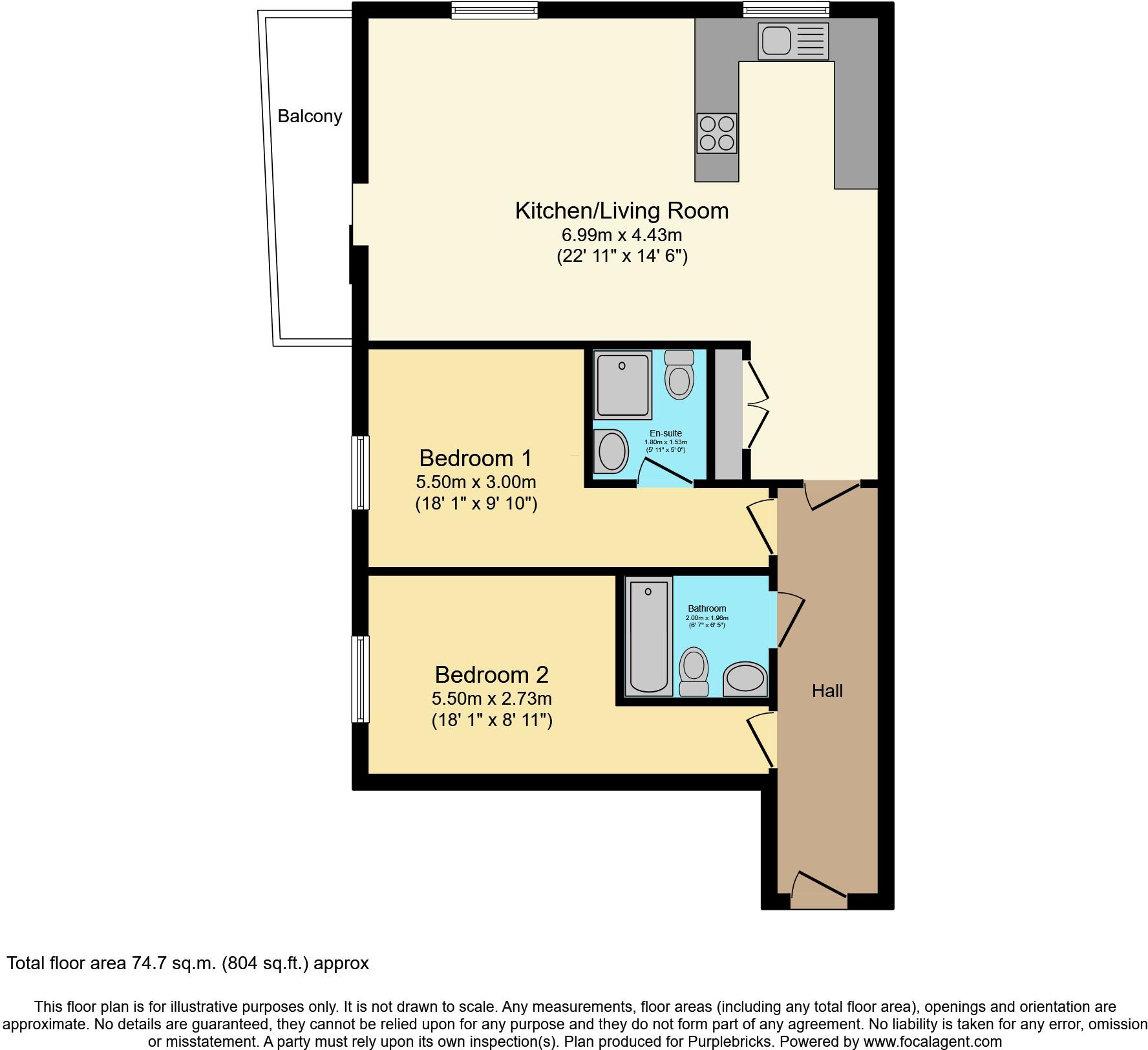 Axon Place, Ilford, IG1 floorplan