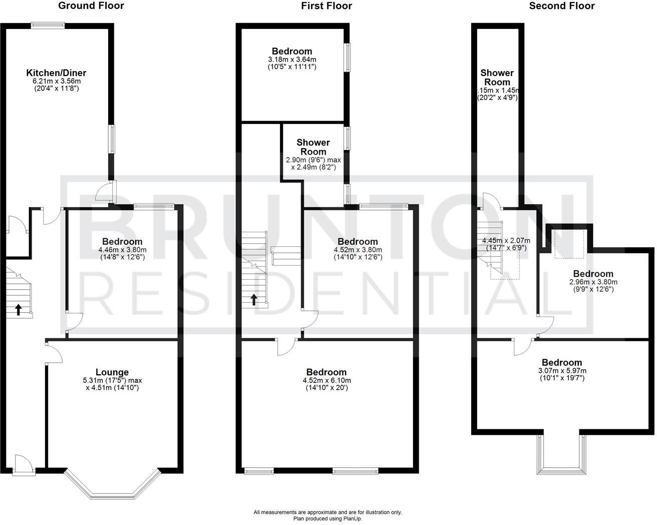 £138.46pppw - Jesmond, Granville Gardens floorplan