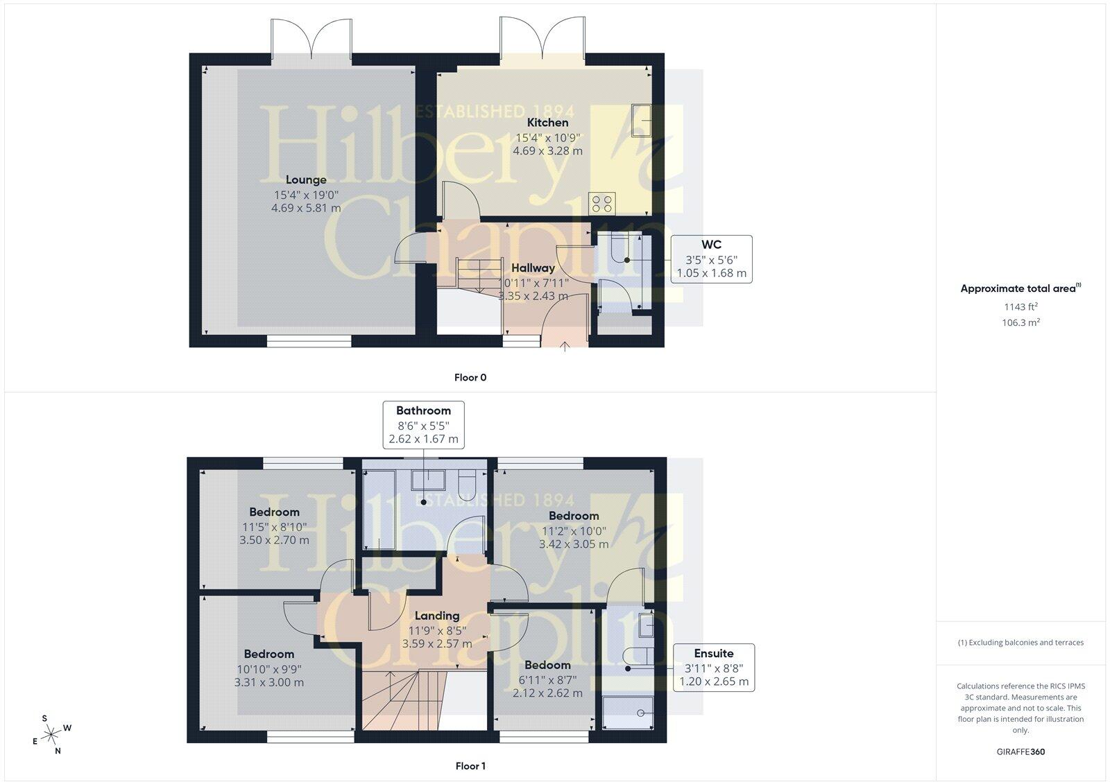 Chelsea Way, Brentwood, Essex, CM14 floorplan