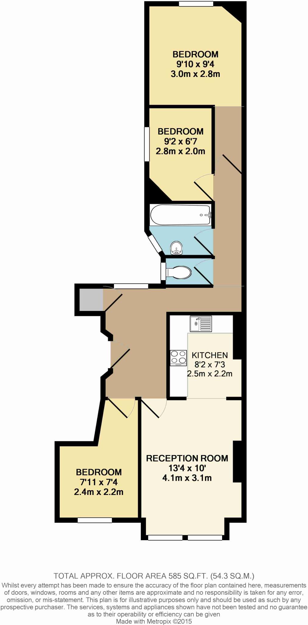 Grove Road, Seven Sisters, London, N15 5HJ floorplan