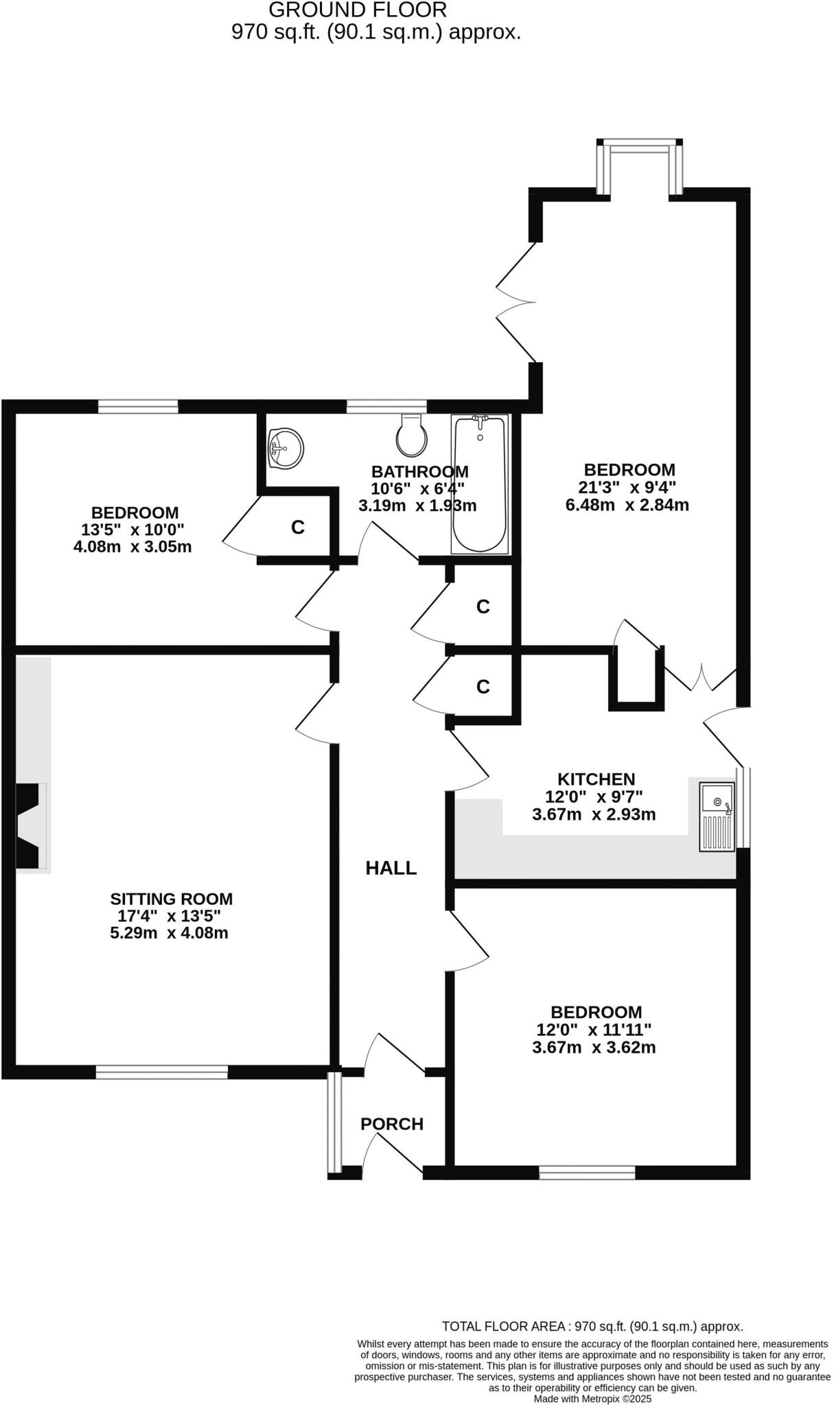 St. Walstans Close, Taverham, Norwich floorplan