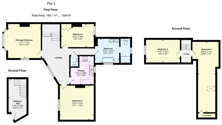 Flat 3, Highworth Avenue, Cambridge, Cambridgeshire floorplan