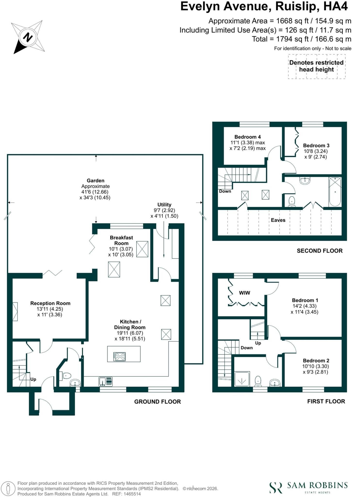 Evelyn Avenue, Ruislip, HA4 floorplan