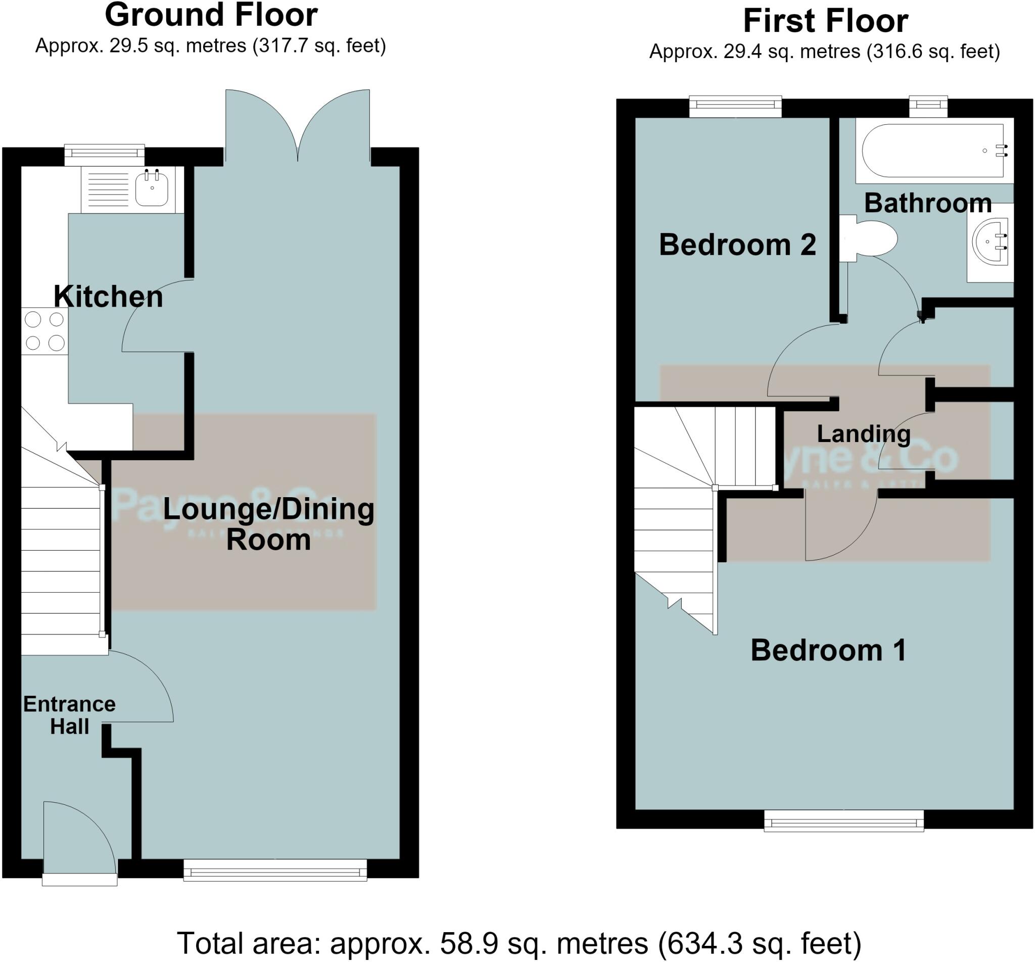 Reed Close, Chatteris, Cambs., PE16 6PD floorplan