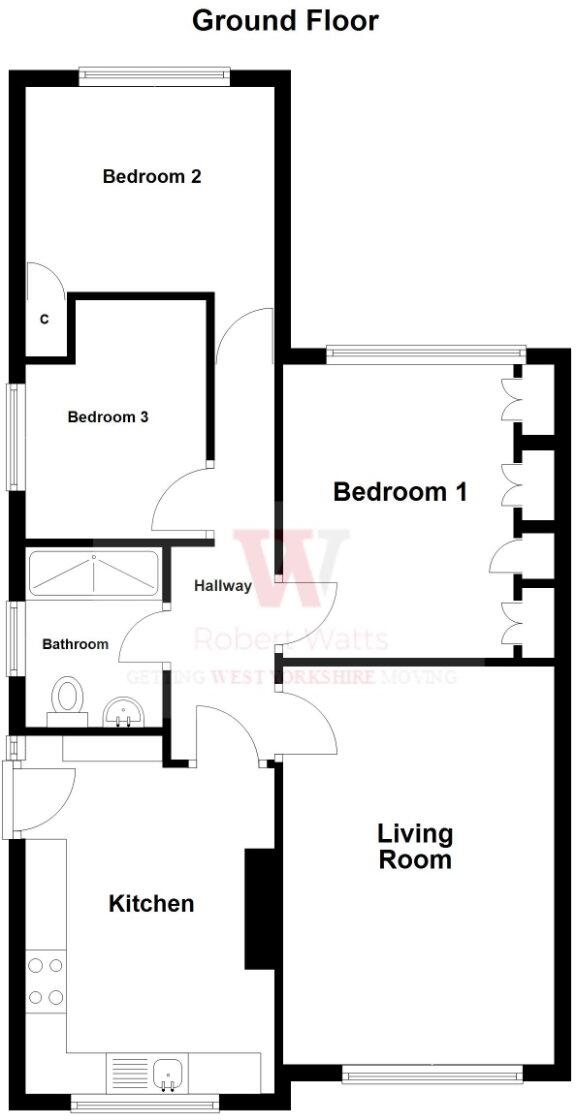Queens Rise, Bradford, West Yorkshire, BD2 floorplan