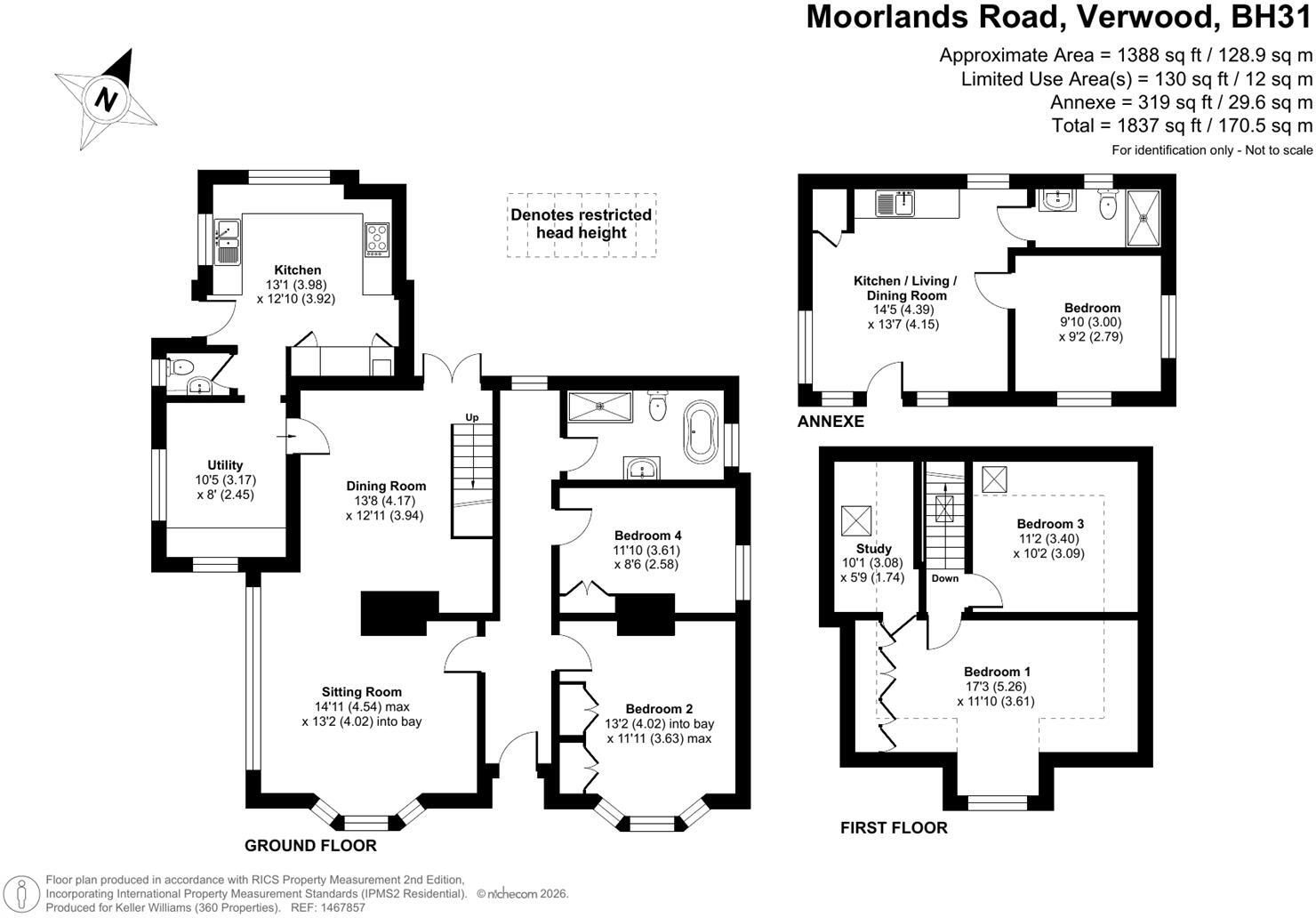 Moorlands Road, Verwood floorplan