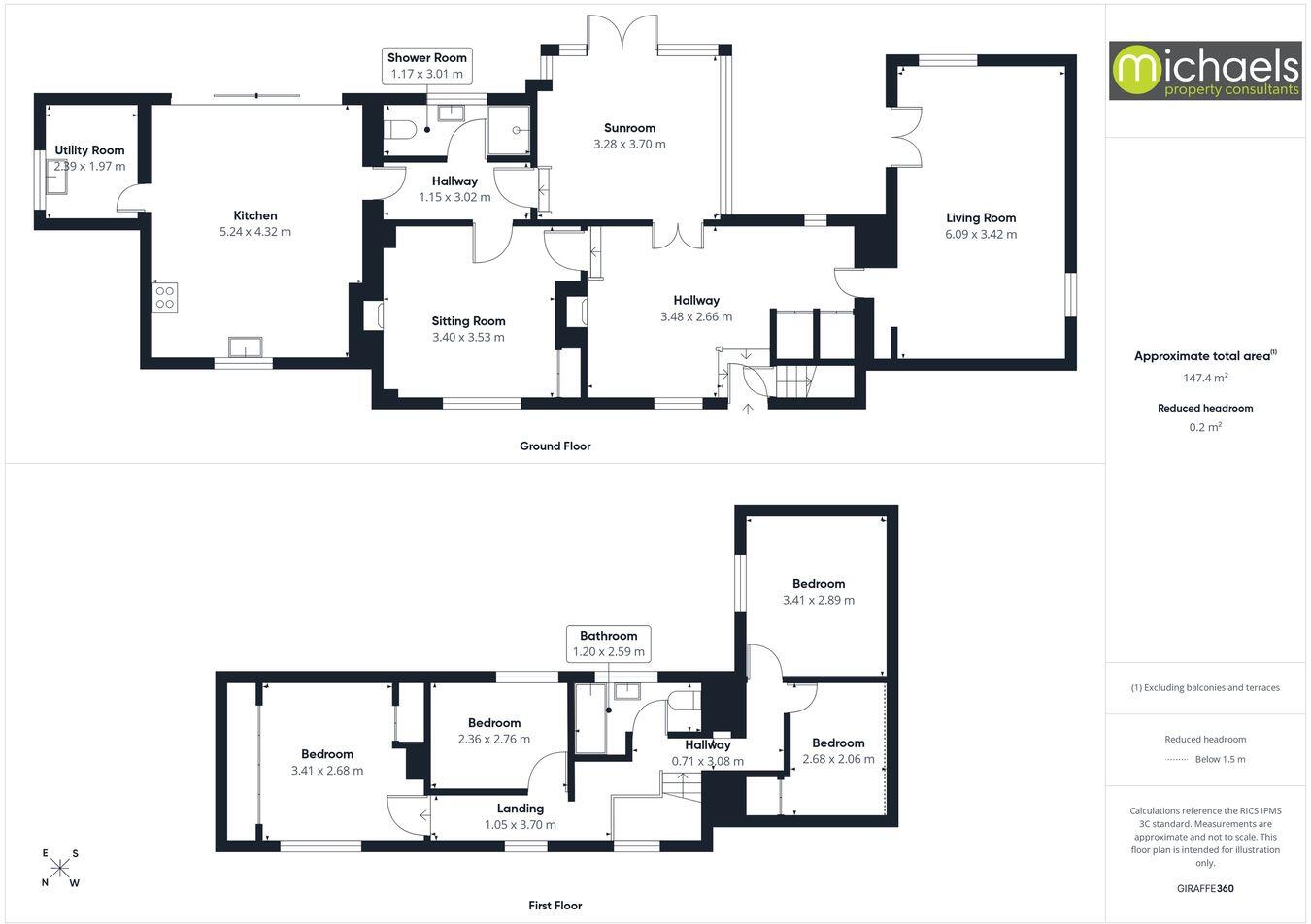 Wethersfield Road, Sible Hedingham, Halstead, CO9 floorplan