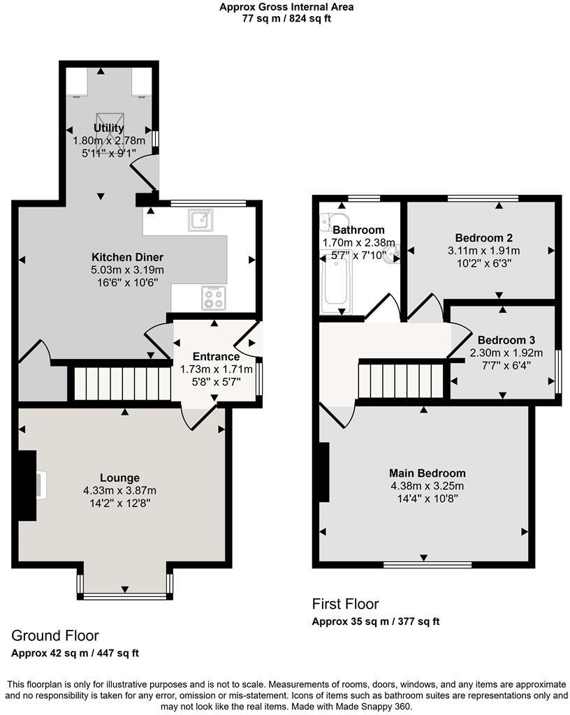 Birchwood Drive, Keighley floorplan