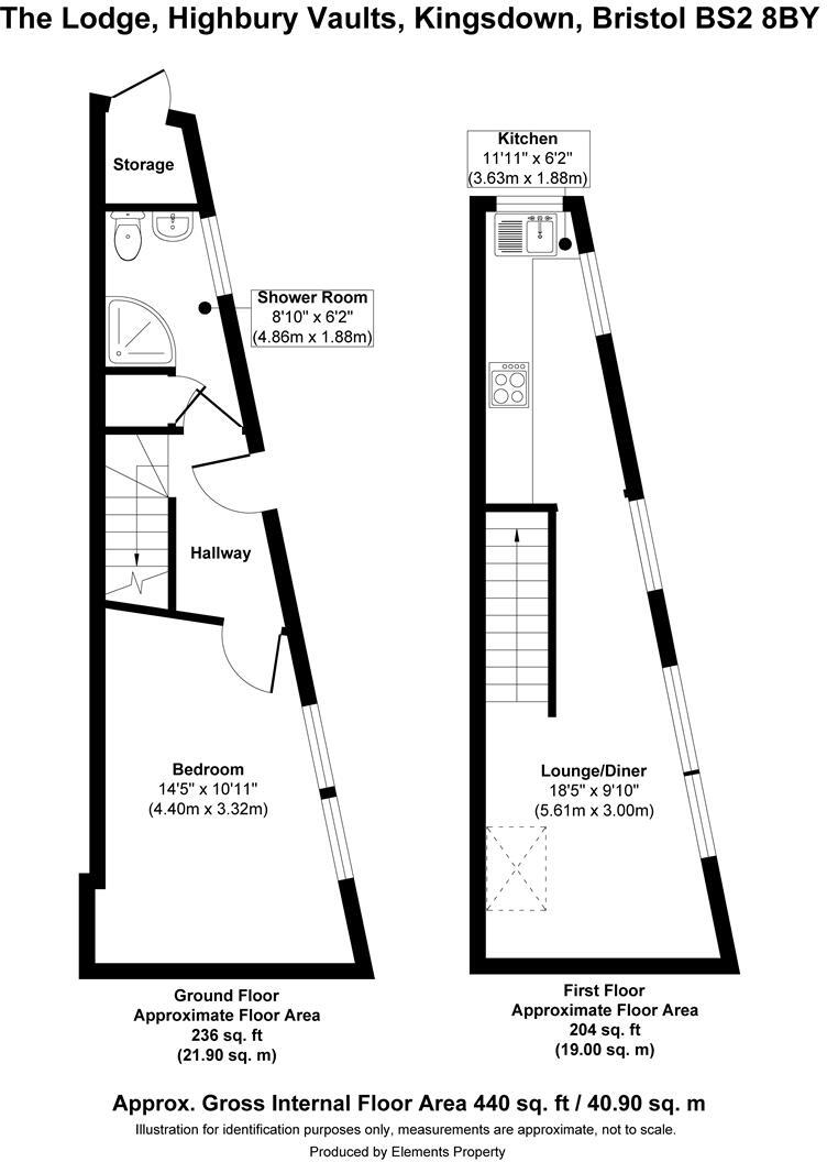 Highbury Villas, High Kingsdown, Bristol floorplan