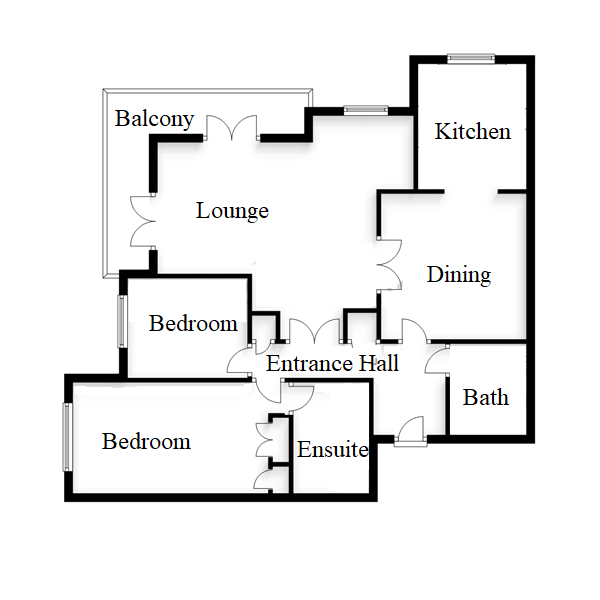 Embassy Court, 26 Gervis Road, East Cliff, Bournemouth, BH1 floorplan
