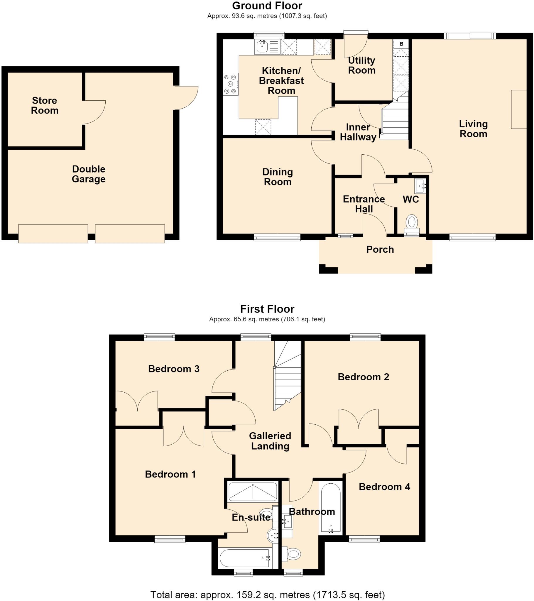 Lacock Gardens, Hilperton floorplan
