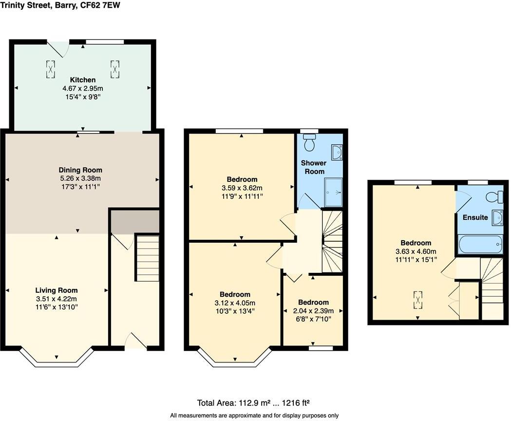 Trinity Street, Barry floorplan