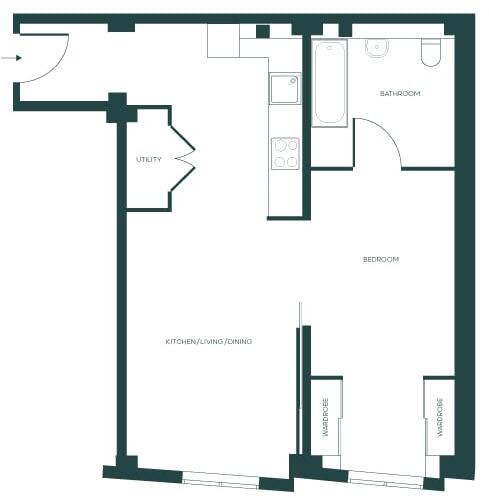 Ten Degrees, Croydon floorplan