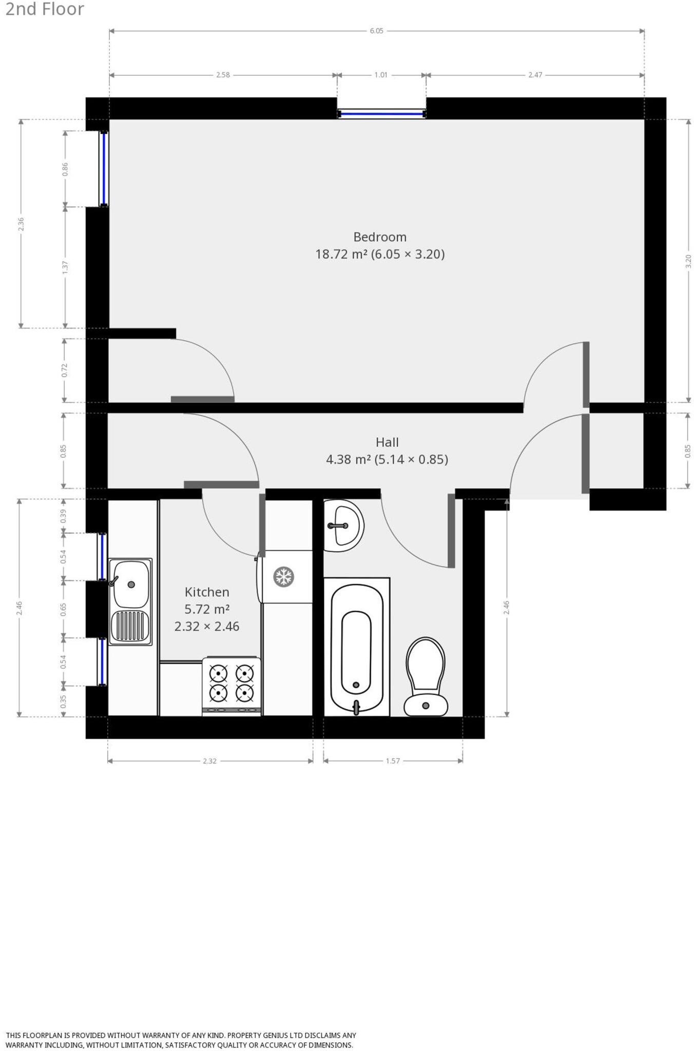 Range Road, 25 Range Road, M16 floorplan