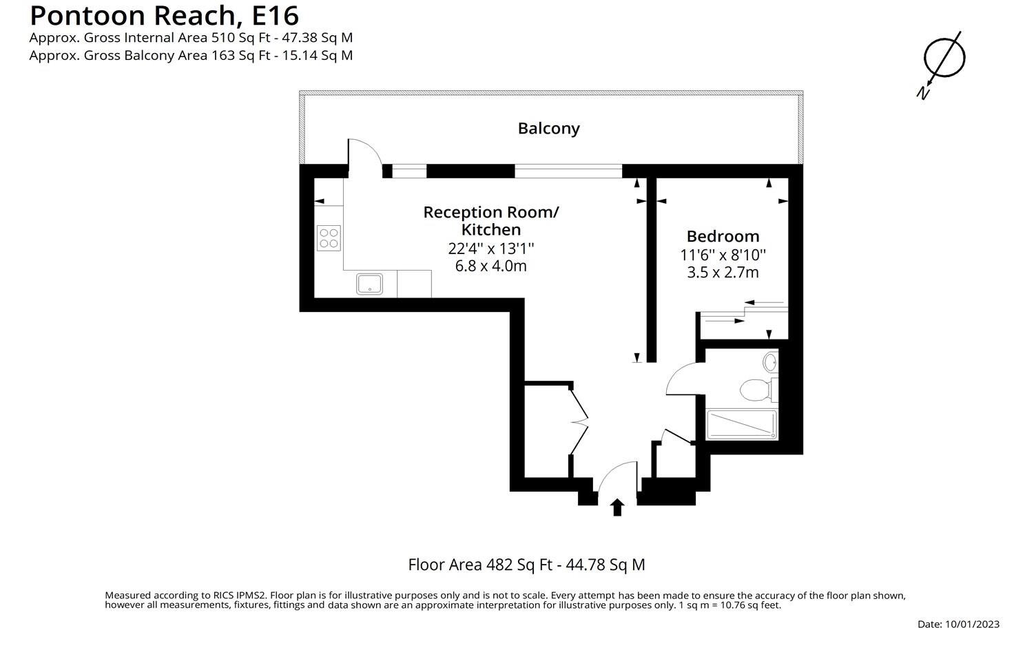 Thames Road, London E16 floorplan