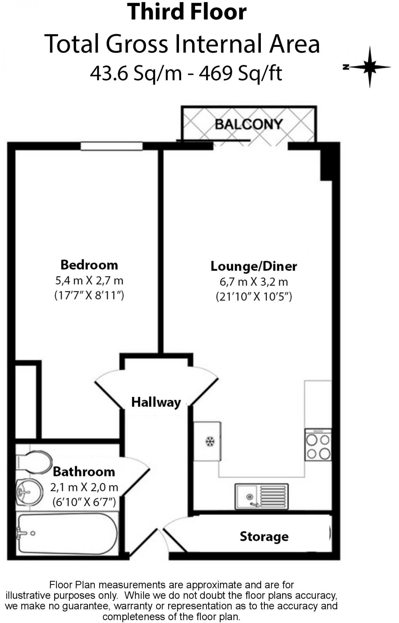 Essian Street, Mile End, E1 floorplan