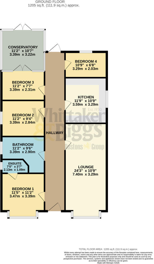 Congleton Road, Macclesfield floorplan