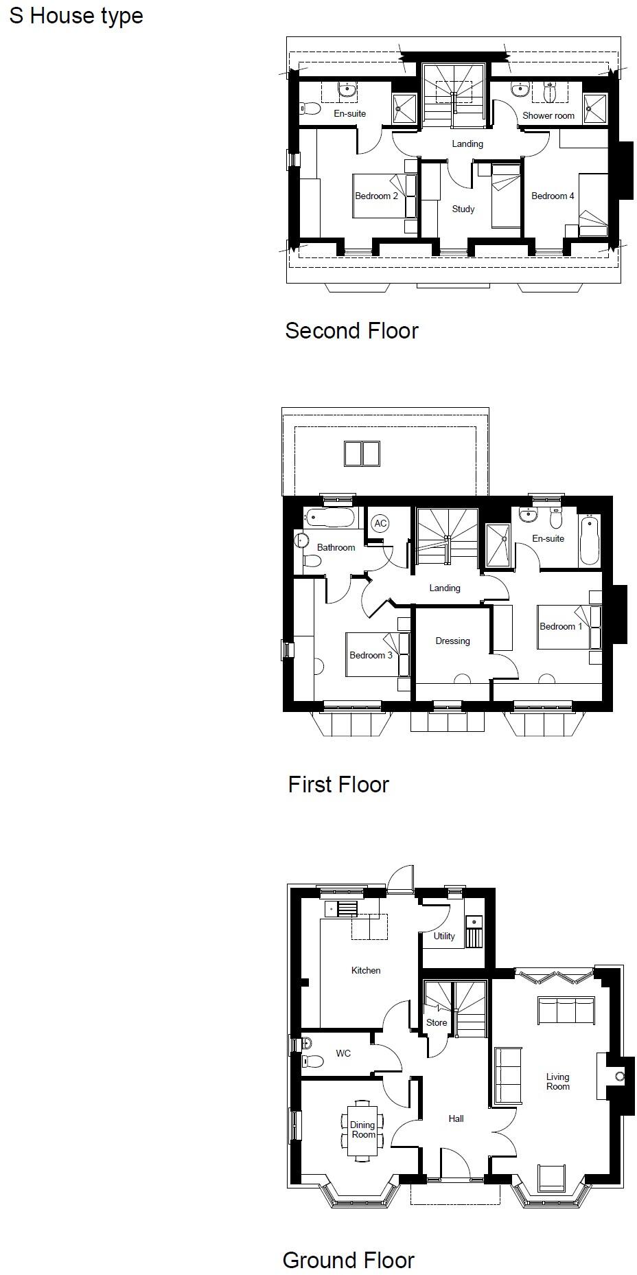 Woodlands Meadow, New Homes floorplan