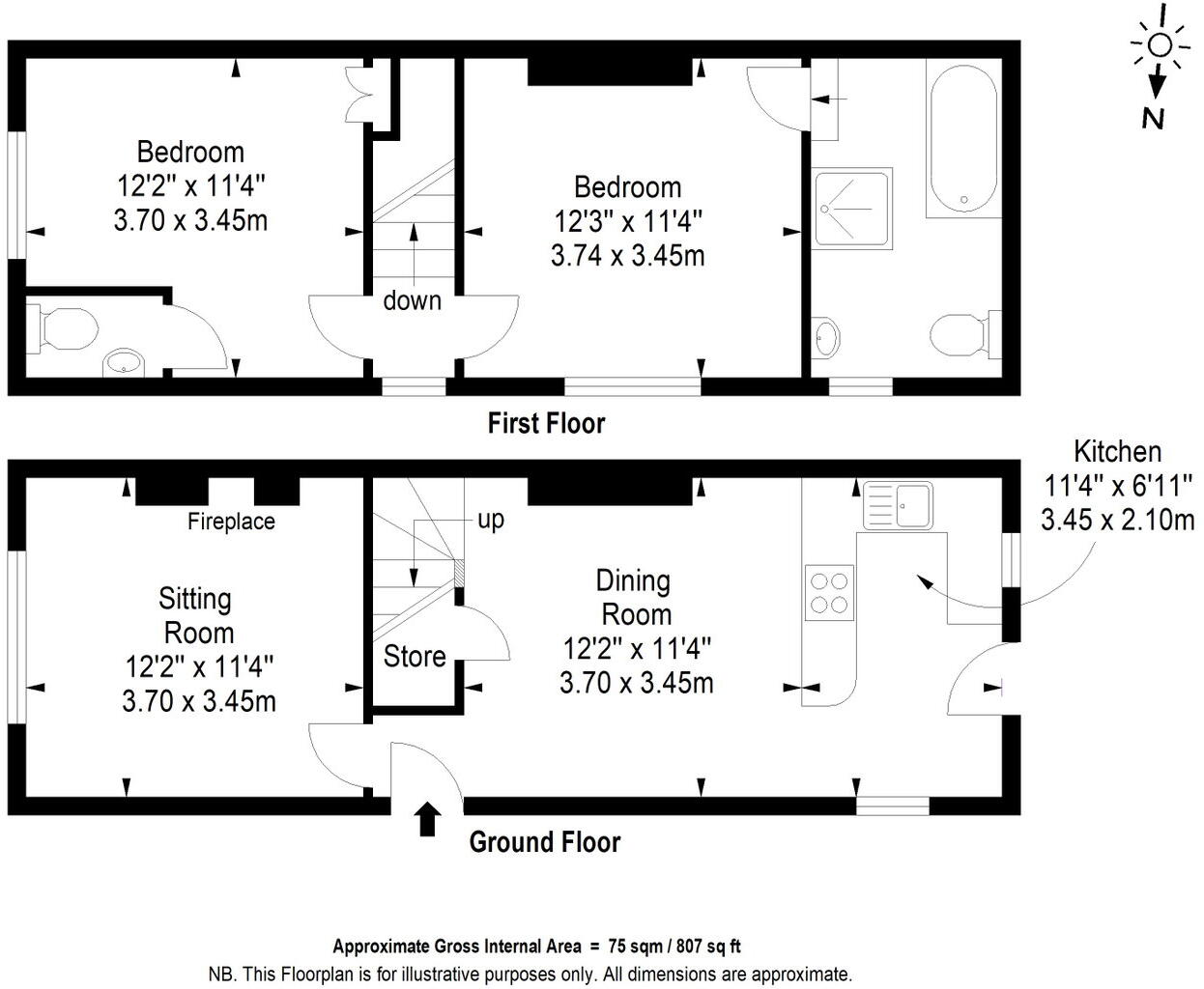Veales Road, Kingsbridge floorplan