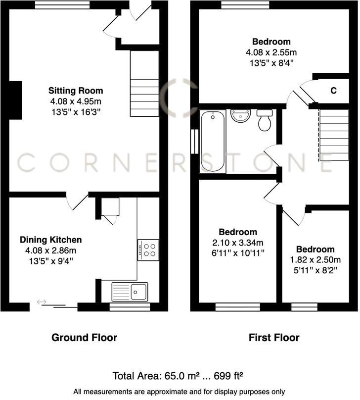 Woodside Mews, Meanwood, Leeds, West Yorkshire. floorplan