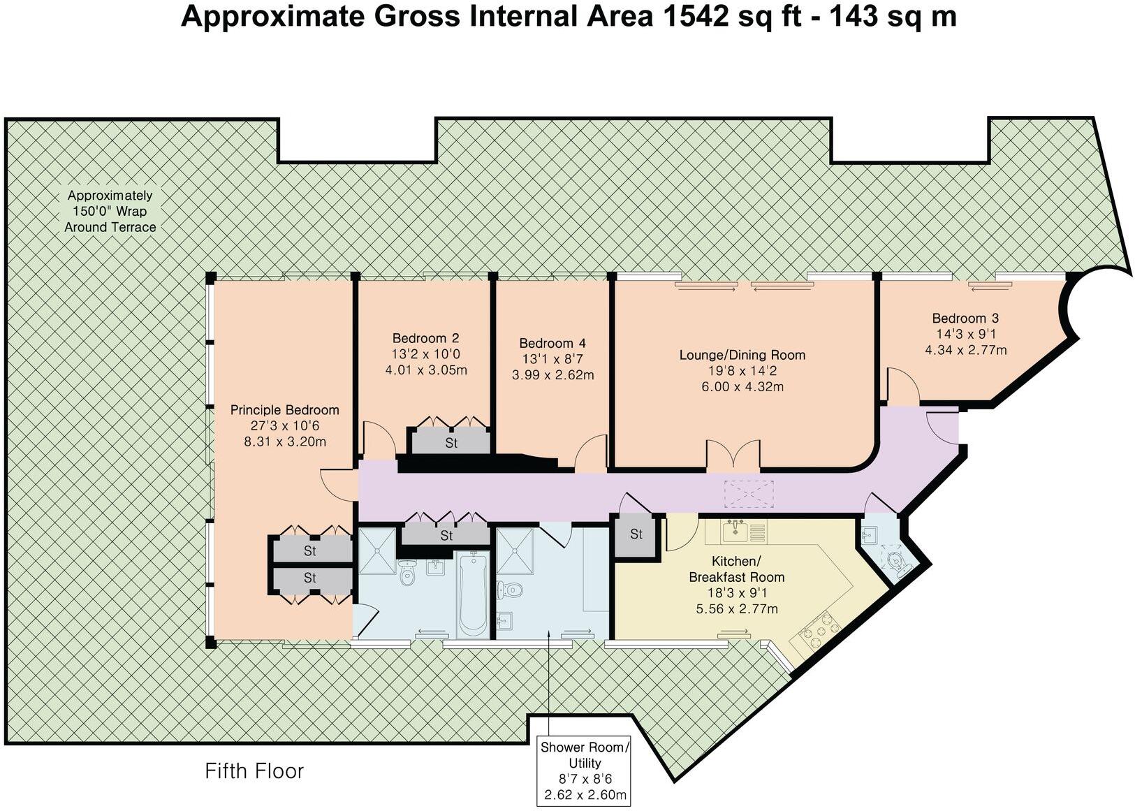 High Street, Astoria Court, CR8 floorplan