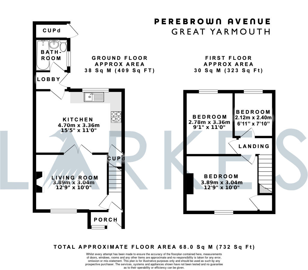 Perebrown Avenue, Great Yarmouth floorplan