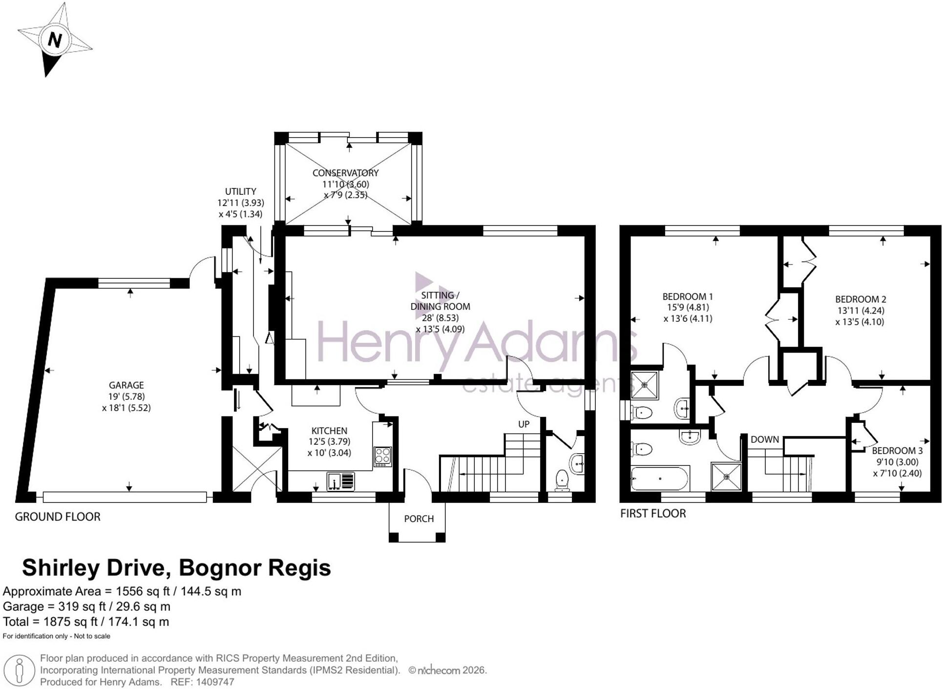 Shirley Drive, Felpham, PO22 floorplan