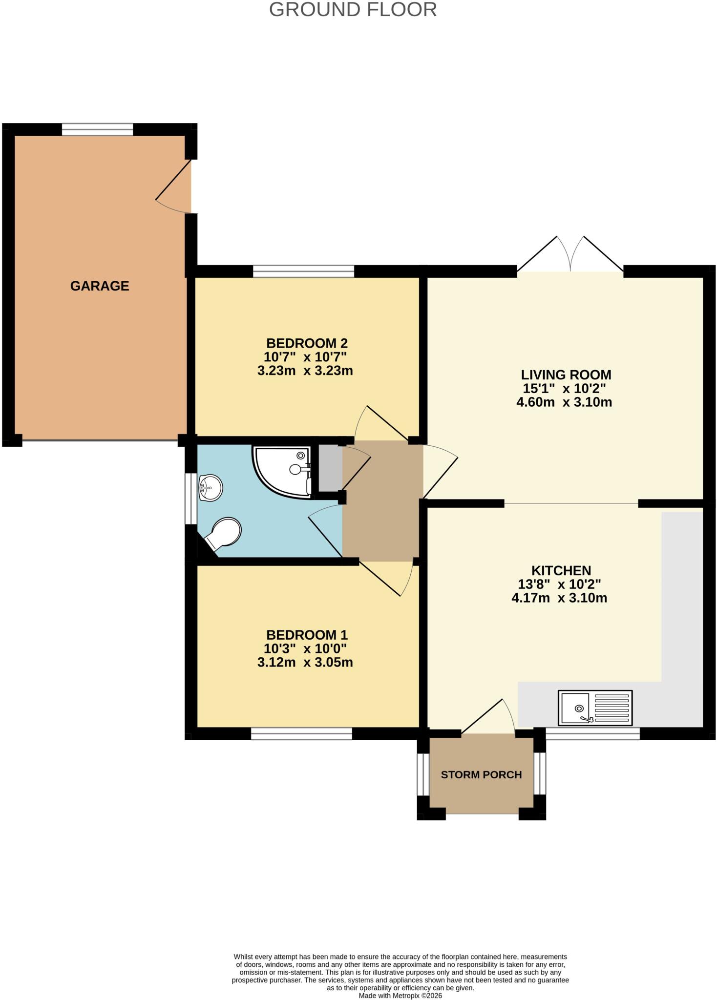 Parklands Close, South Molton, Devon, EX36 floorplan