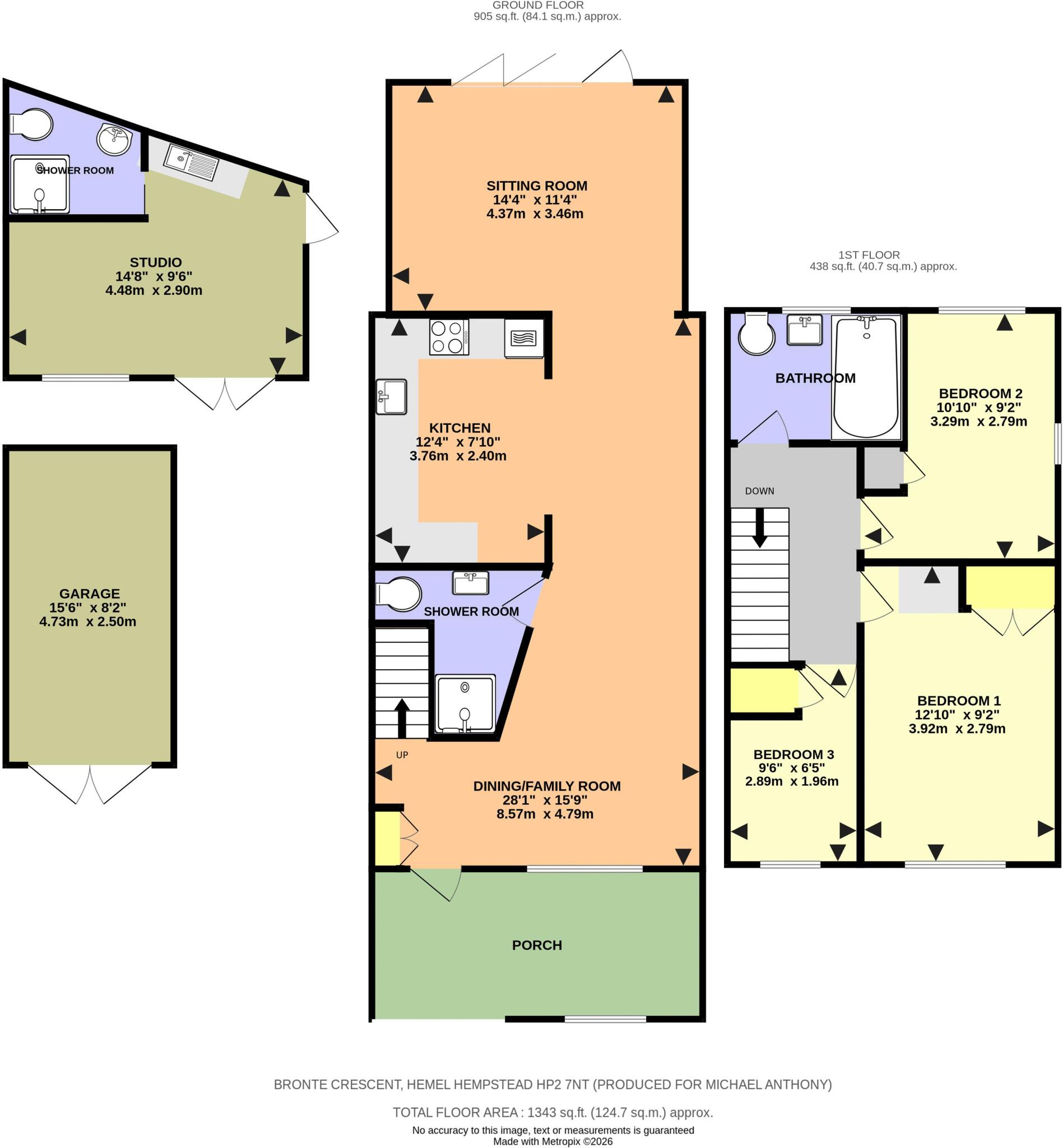 Bronte Crescent, Hemel Hempstead floorplan