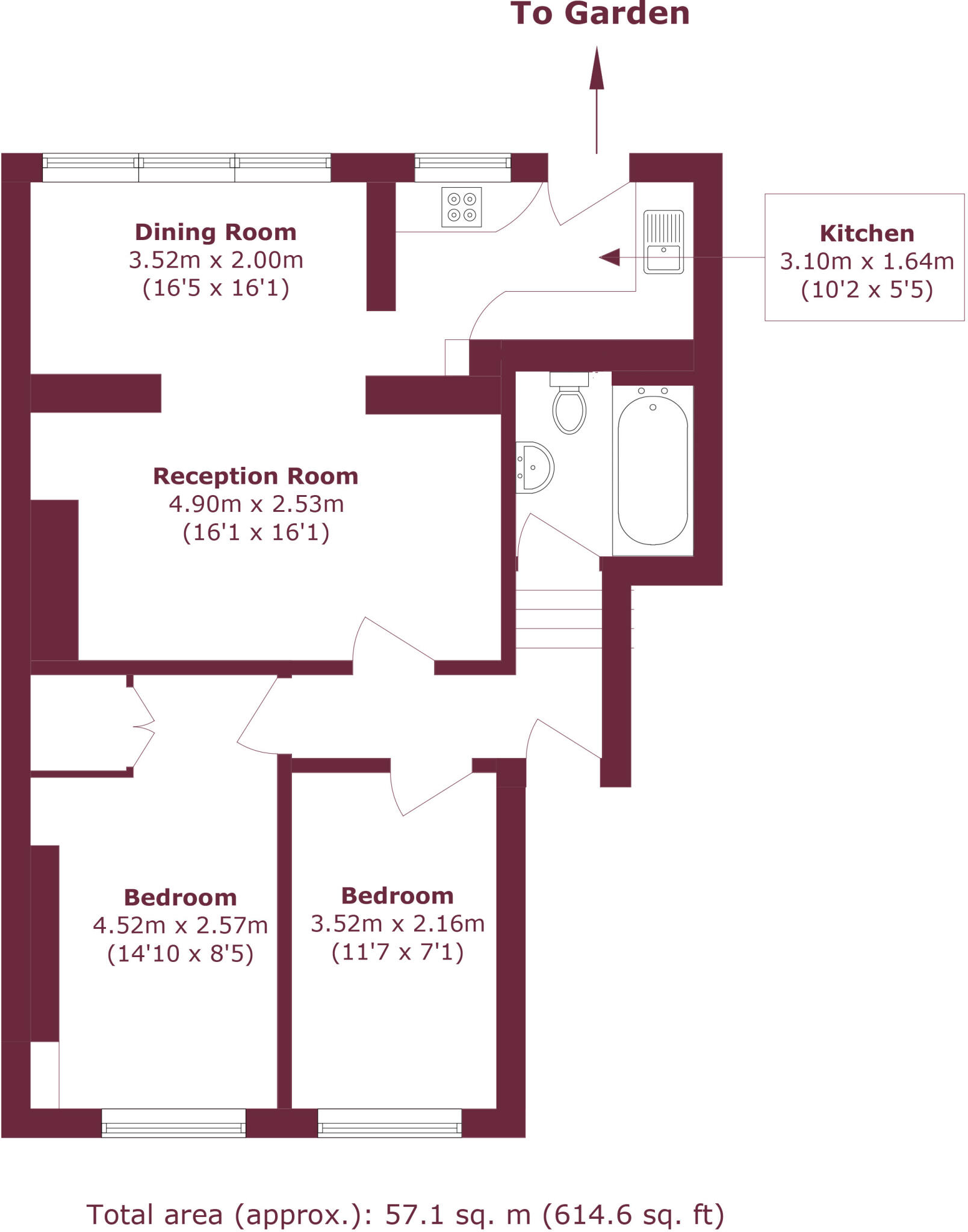 Southgate Road, De Beauvoir, London, N1 floorplan