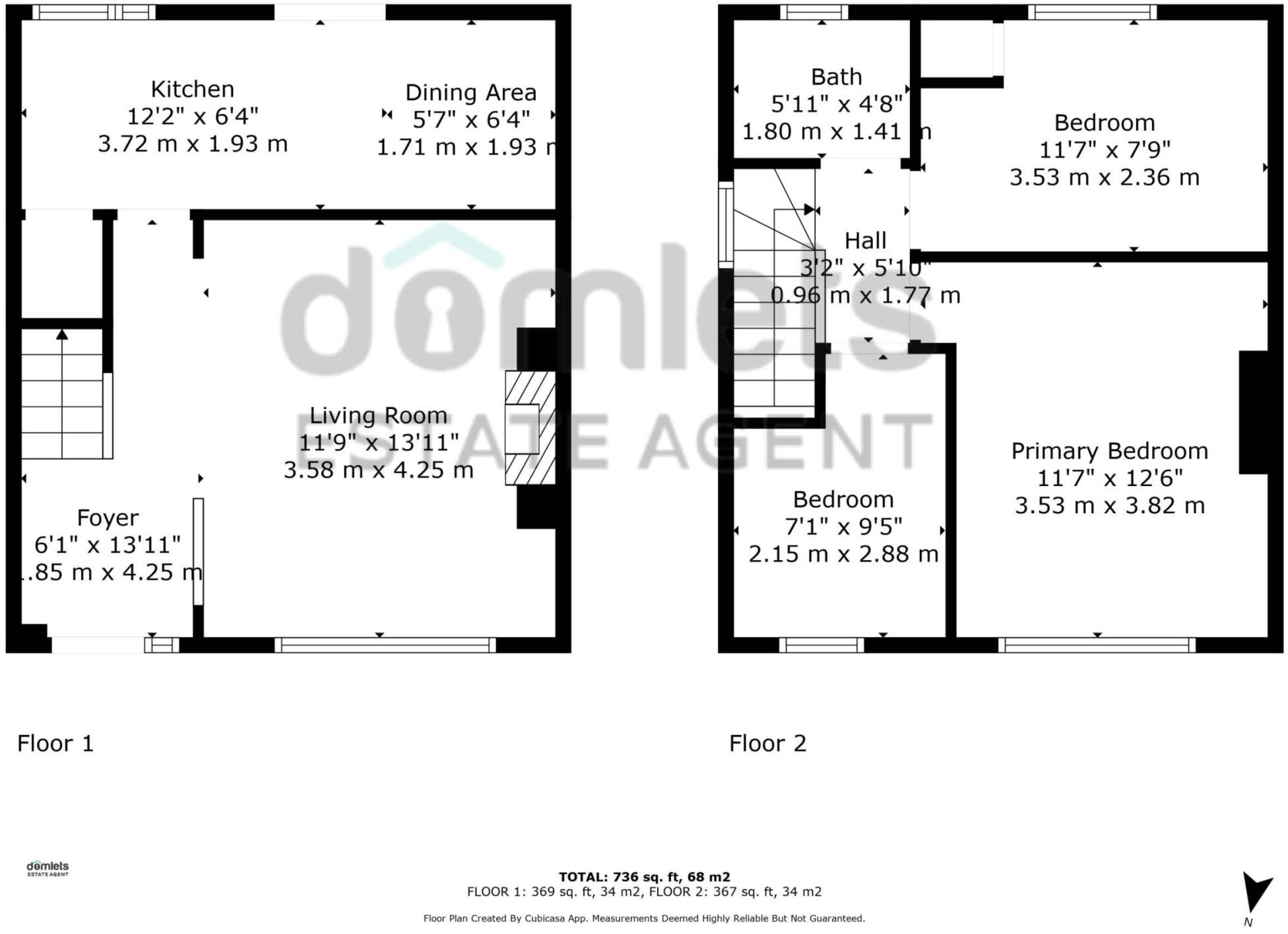 Bryant Avenue,  Warrington, WA4 floorplan