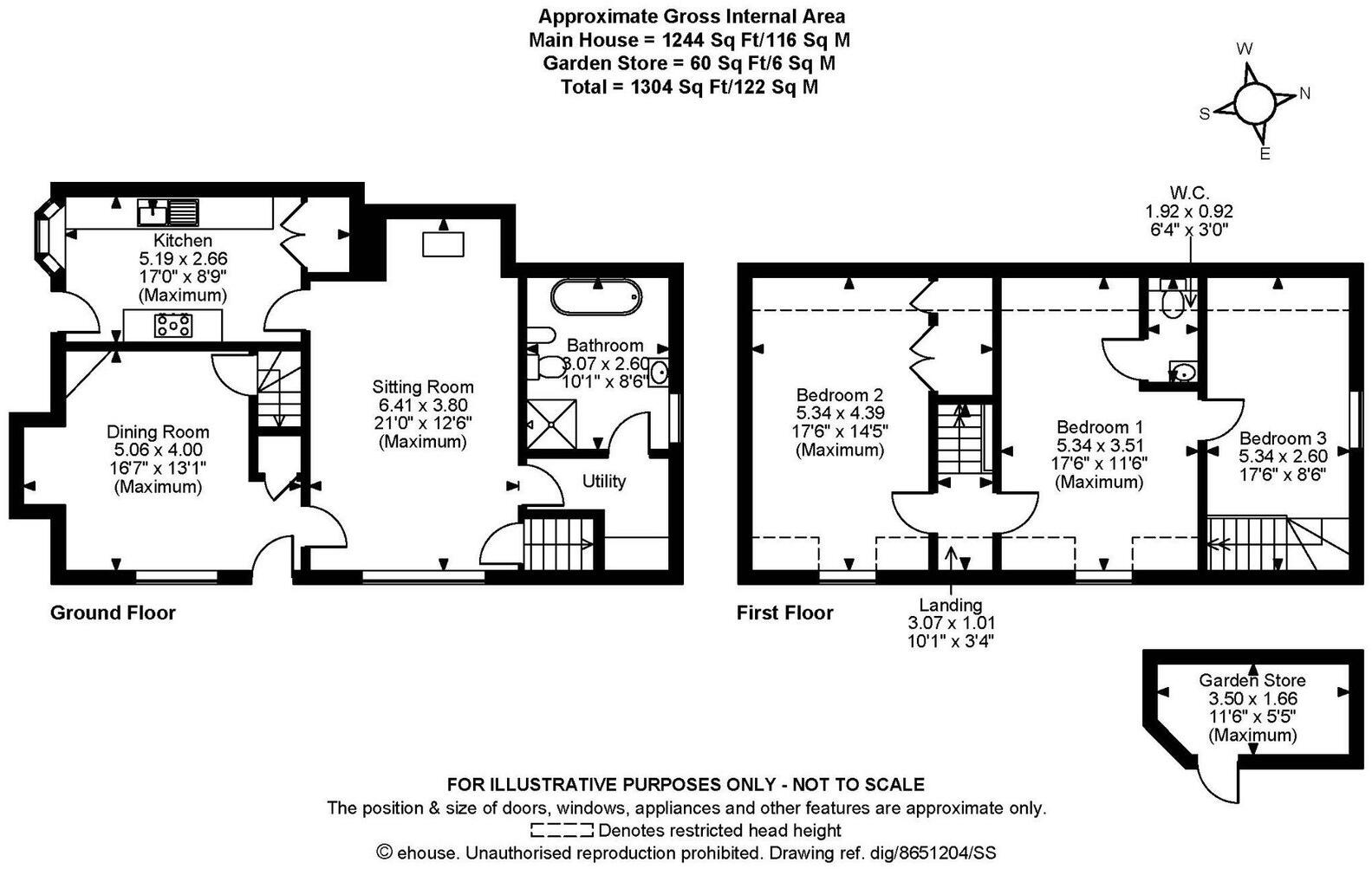 School Street, Great Chesterford, Saffron Walden, CB10 1NN floorplan