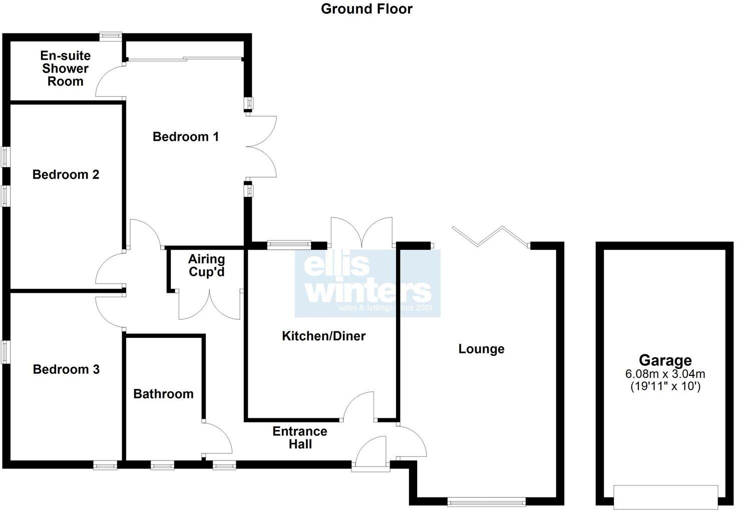 East Newlands, Somersham floorplan