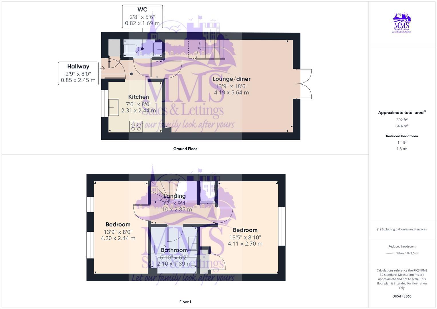Moss Way, Dartford floorplan