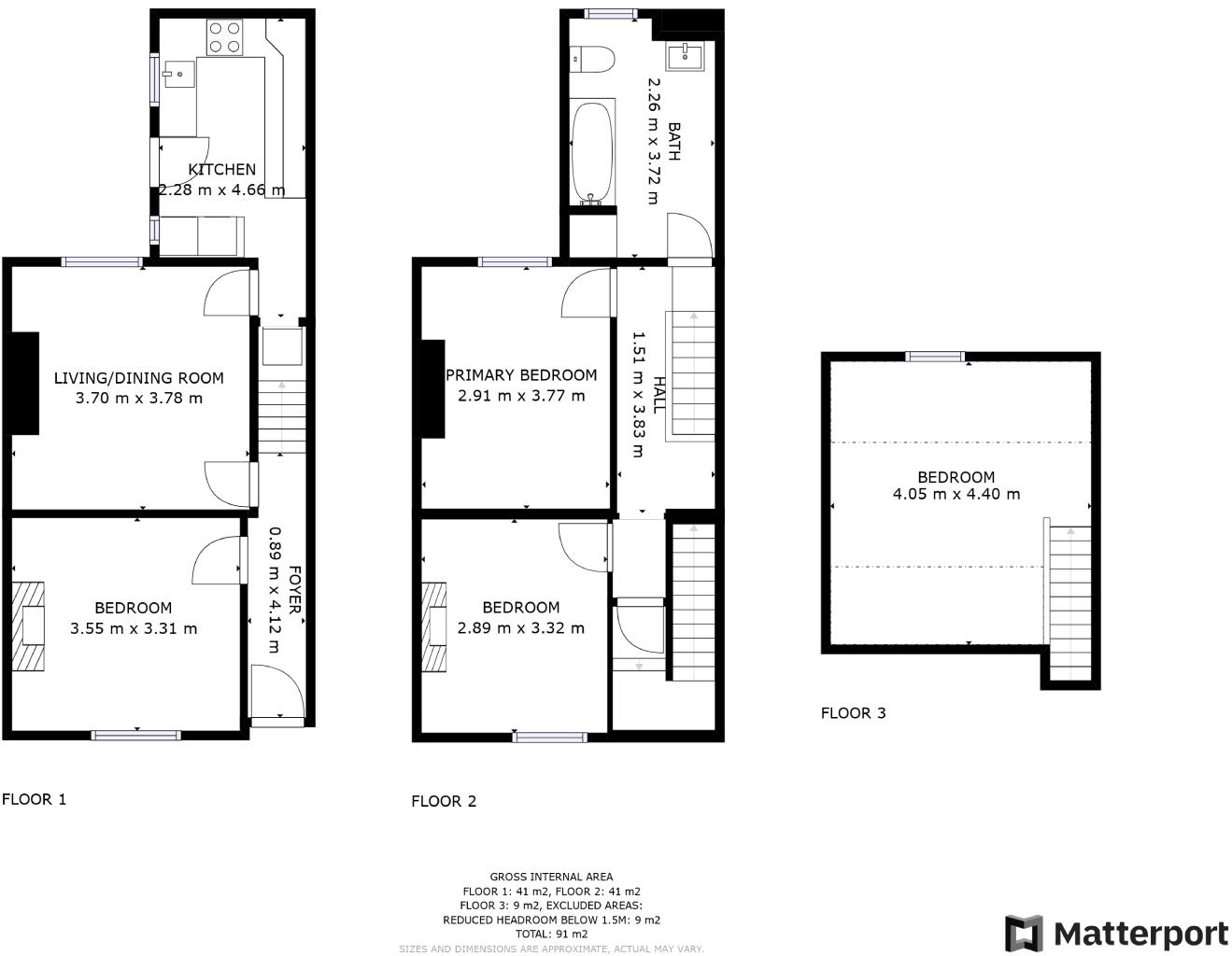 37 Shelton Street, Nottingham, NG3 1DP floorplan