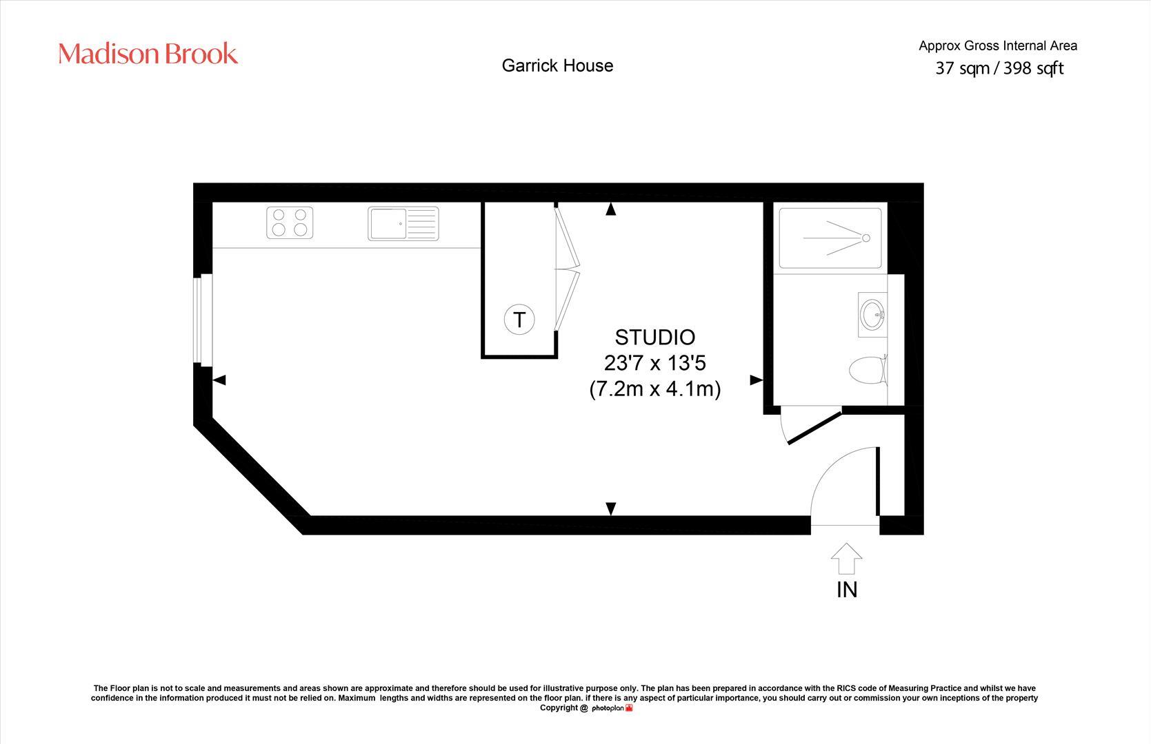 Garrick House, Hampton Hill, TW12 floorplan