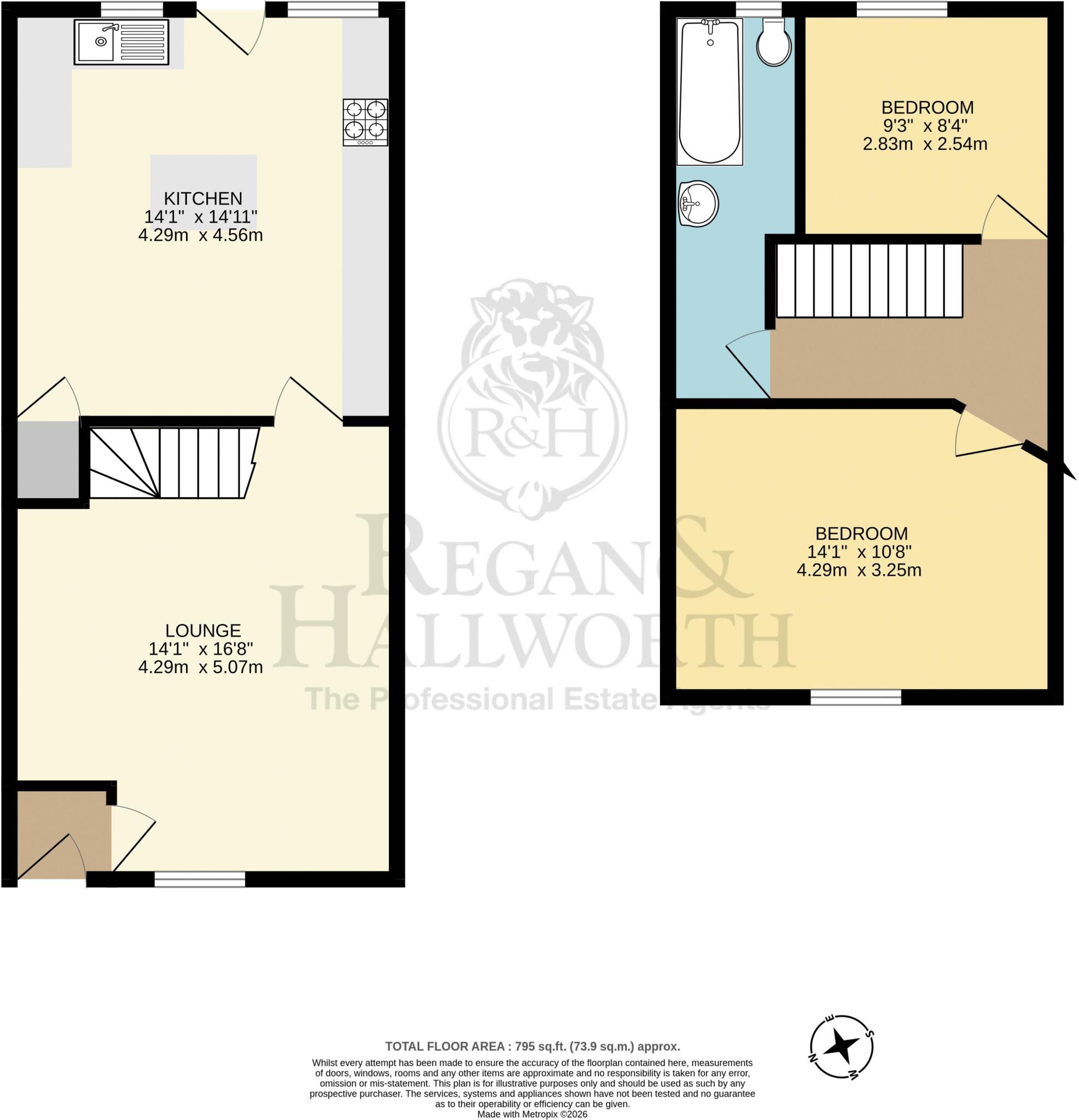 Reservoir Street, Aspull, WN2 1QN floorplan