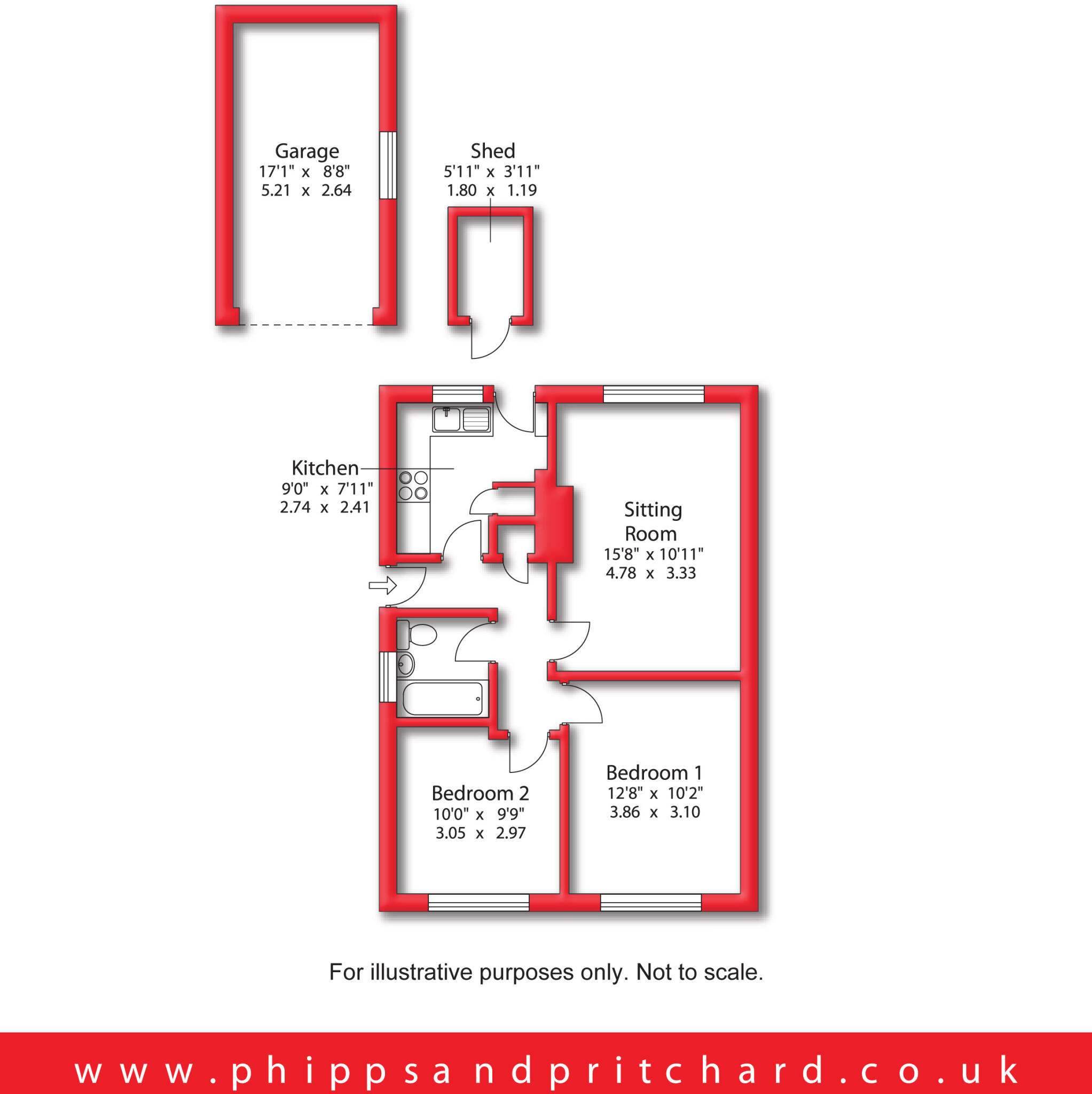 Snowdon Close, Kidderminster, Worcestershire floorplan