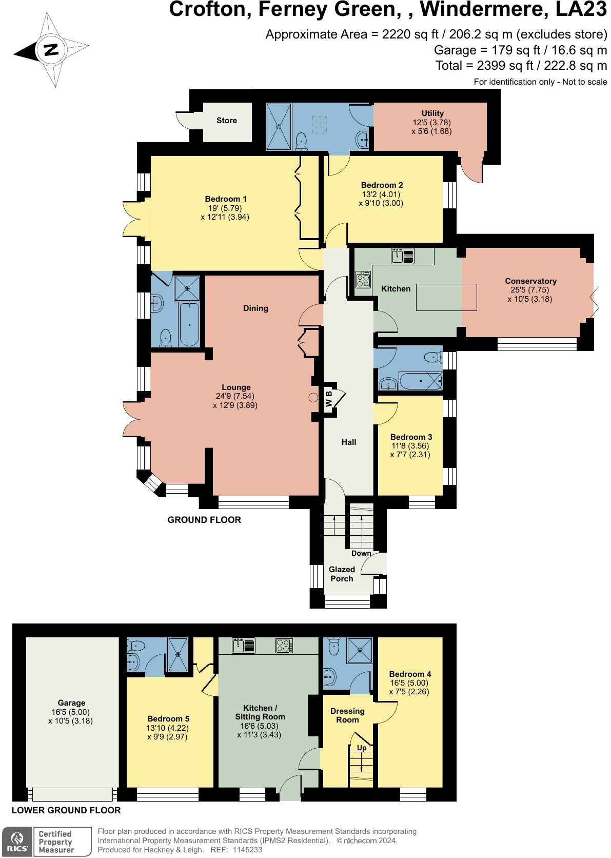 Crofton, Ferney Green, Bowness-on-Windermere, LA23 3ES floorplan